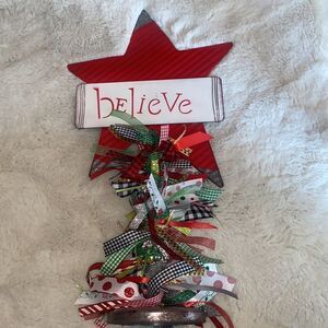 Deb Peters ⭐️ Holiday “believe” Star Stand ⭐️